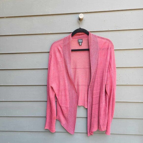 Eileen Fisher Rust  Linen Blend Cardigan Sweater size XL - Picture 16 of 16